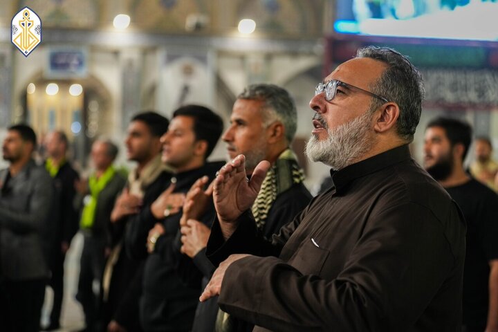 تقرير مصور/ إقامة مراسم عزاء بمناسبة استشهاد السيدة فاطمة الزهراء (ع) في حرم الإمامين العسكريين