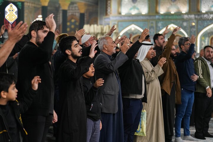 تقرير مصور/ إقامة مراسم عزاء بمناسبة استشهاد السيدة فاطمة الزهراء (ع) في حرم الإمامين العسكريين