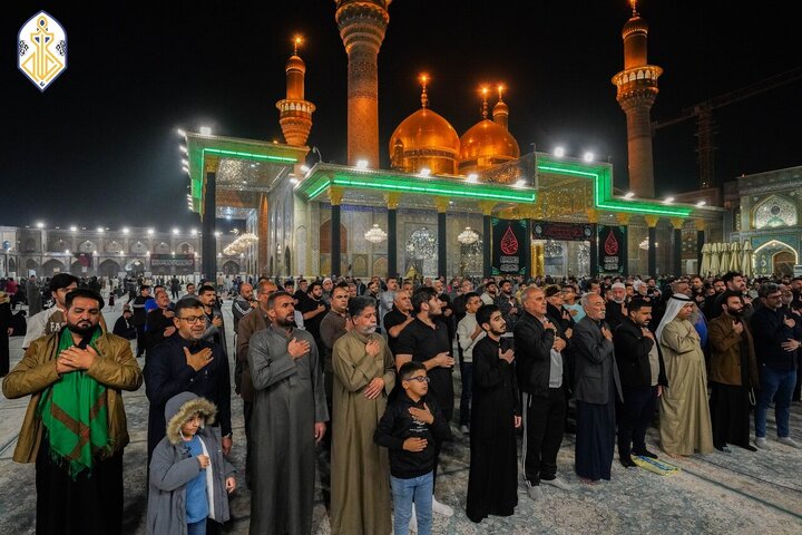 تقرير مصور/ إقامة مراسم عزاء بمناسبة استشهاد السيدة فاطمة الزهراء (ع) في حرم الإمامين العسكريين