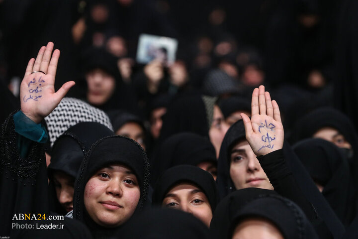 Informe fotográfico |Cuarta noche de luto por el martirio de Fátima al-Zahra (P) con el Líder Supremo, Ayatolá Jamenei