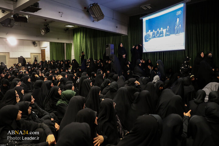 Informe fotográfico |Cuarta noche de luto por el martirio de Fátima al-Zahra (P) con el Líder Supremo, Ayatolá Jamenei