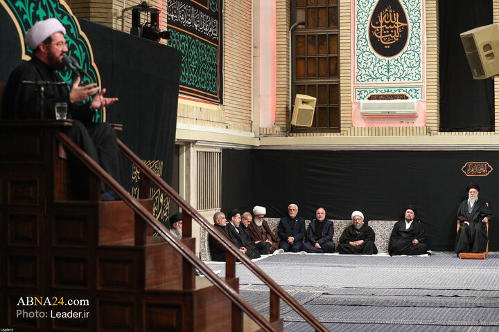 Informe fotográfico |Cuarta noche de luto por el martirio de Fátima al-Zahra (P) con el Líder Supremo, Ayatolá Jamenei