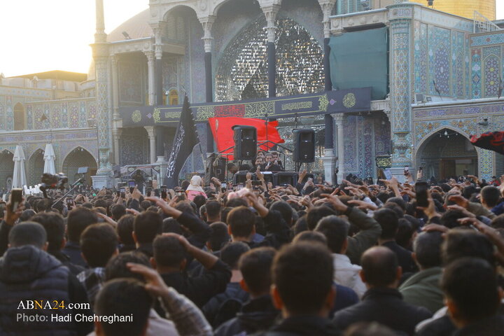 Informe fotográfico | Ceremonia de luto por Hazrat Zahra celebrada en el Santuario Puro de la Excelencia Fátima Masuma (la paz sea con ella)