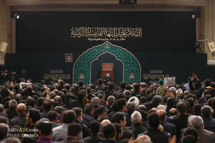 Foto / İnkılab Rehberinin Eşliğinde Hz Zehra'nın (s.a) Şehadetinin Dördüncü Gününü Anma Merasiminden Kareler