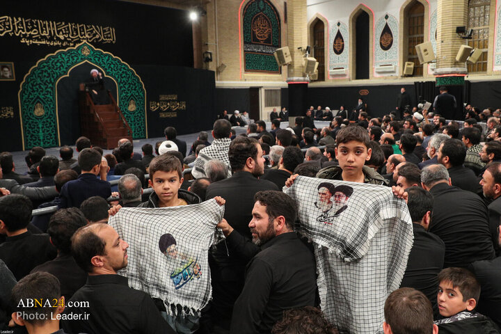 Foto / İnkılab Rehberinin Eşliğinde Hz Zehra'nın (s.a) Şehadetinin Dördüncü Gününü Anma Merasiminden Kareler