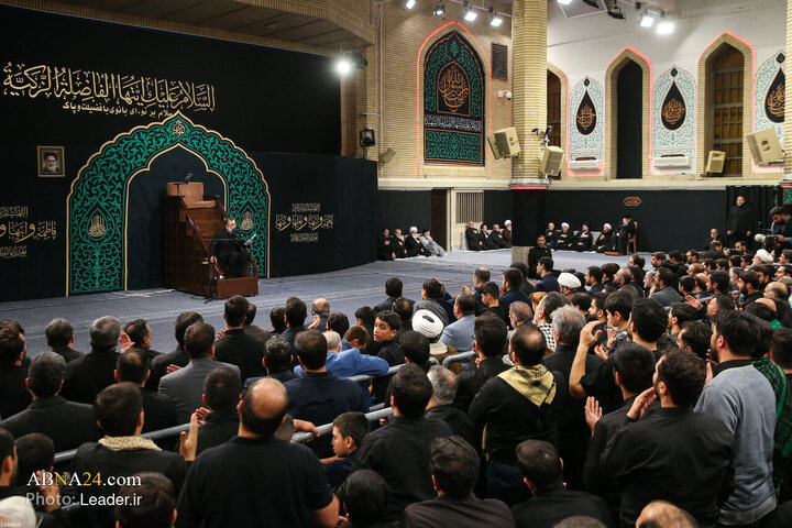 Foto / İnkılab Rehberinin Eşliğinde Hz Zehra'nın (s.a) Şehadetinin Dördüncü Gününü Anma Merasiminden Kareler