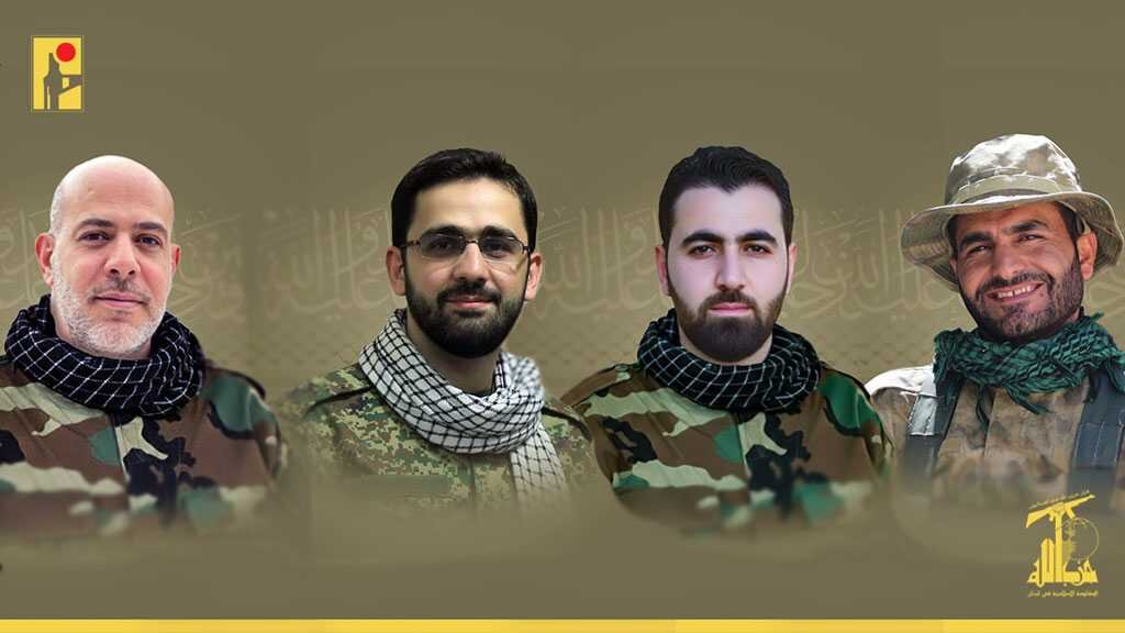 Islamic Resistance in Lebanon Mourns Four Fighters Martyred with Commander Tabatabai