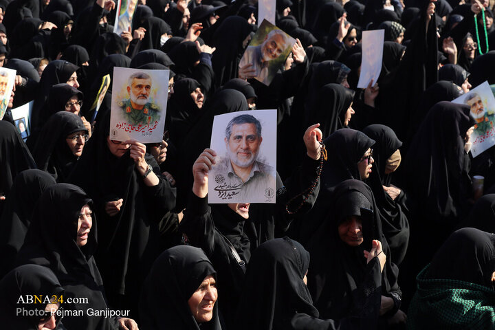 图片报道 | 在法蒂玛•扎赫拉殉难日之际 伊斯法罕为无名烈士举行遗体告别仪式