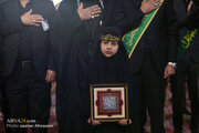 تصویری رپورٹ | شہادتِ حضرت فاطمہ زہرا(س) کے موقع پر حرم حضرت عباس میں عزاداری