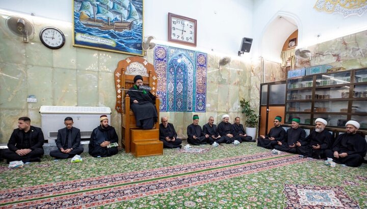 تقرير مصور/ العتبة الحسينية تقيم مجلس عزاءاستشهاد السيدة فاطمة الزهراء (ع) في الحرم الحسيني