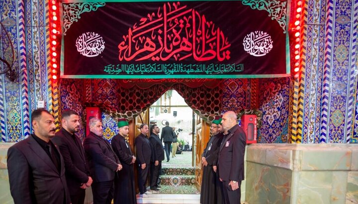 تقرير مصور/ العتبة الحسينية تقيم مجلس عزاءاستشهاد السيدة فاطمة الزهراء (ع) في الحرم الحسيني