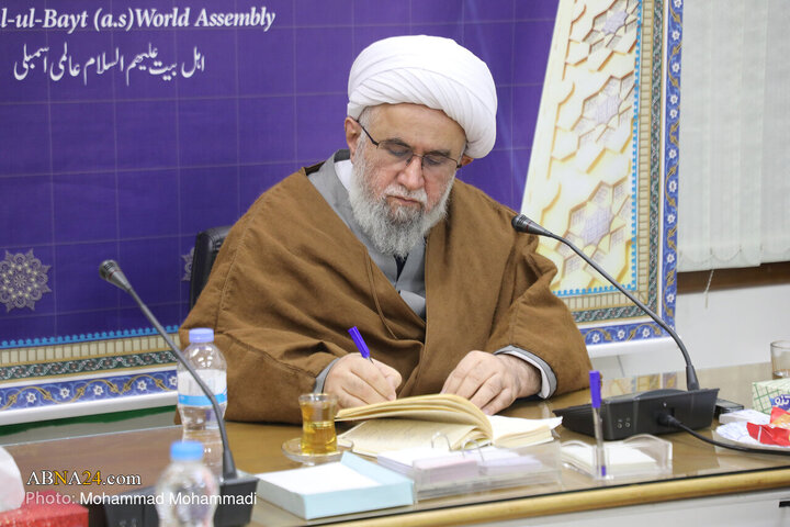 دیدار مسئولان ستاد یادواره شهدای گیلانی مقیم قم با آیت‌الله رمضانی