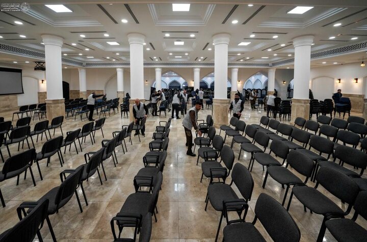 تقرير مصور/ استعدادات العتبة العلوية المقدسة لمؤتمر  الميرزا النائيني الدولي