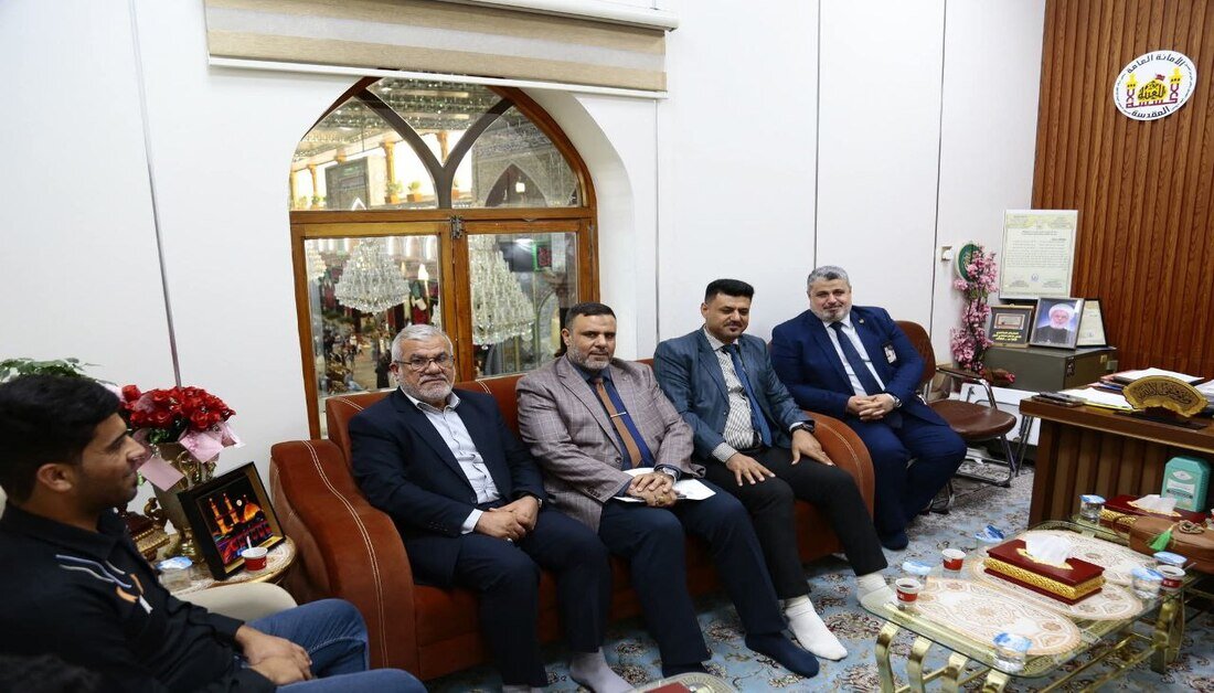 العتبة الحسينية تستقبل وفد لجنة شهداء مجزرة "سبايكر" لتقديم الخدمات لذويهم