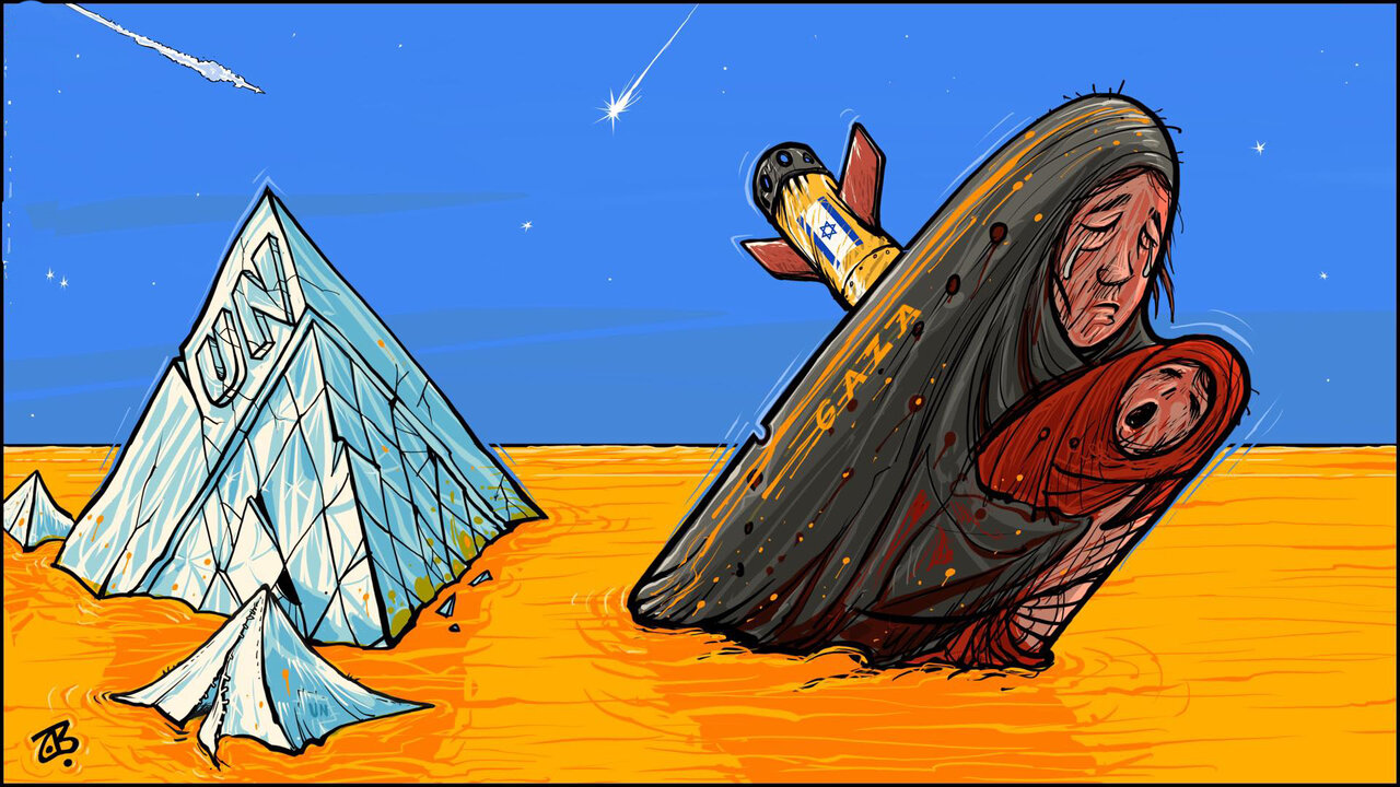 Cartoon: Gaza Harsh Winter!