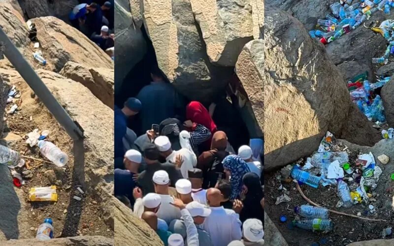 غار حرا مملو از زباله؛ انتقاد یک بلاگر از شرایط محل نزول نخستین آیات قرآن کریم