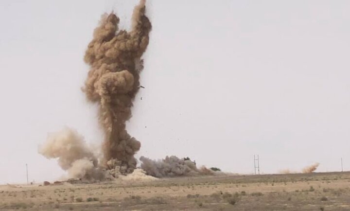 شهادت یک نیروی الحشد الشعبی بر اثر انفجار بمب در الانبار