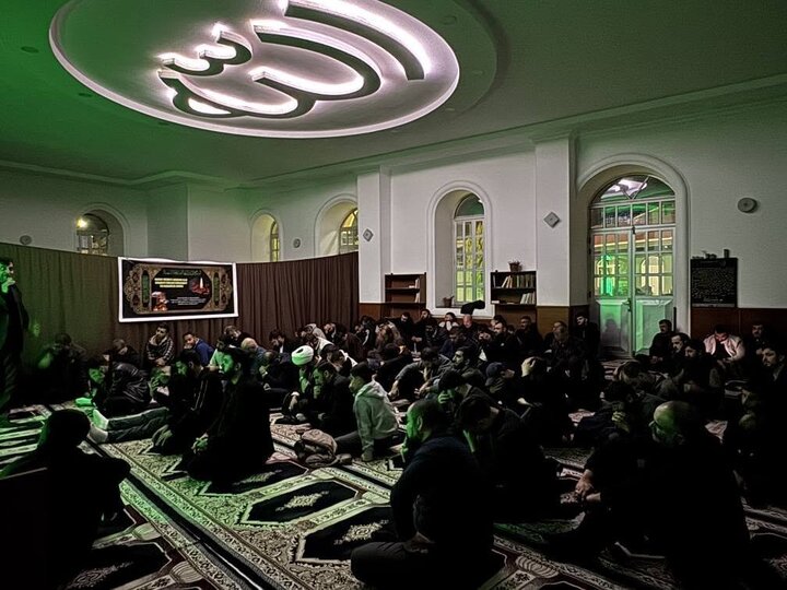 تقرير مصور/ مجلس عزاء استشهاد السيدة فاطمة الزهراء (ع) في مسجد الإمام الحسن (ع) بمدينة مارنولي الجورجية