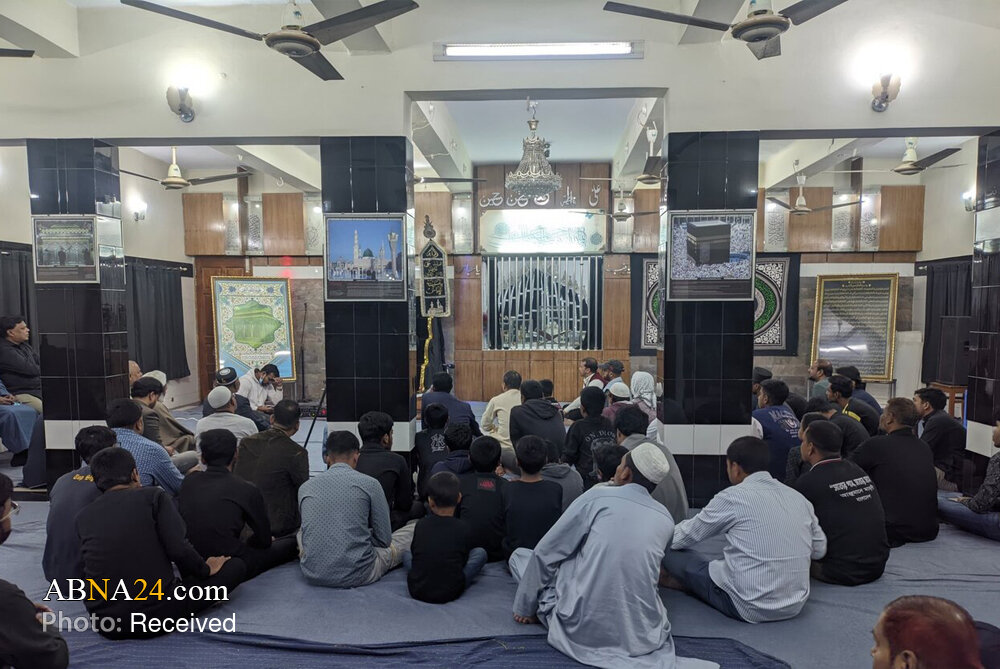 عکس خبری | عزای شهادت حضرت زهرا(س) در حسینیه قصر حسینی در خولنا، بنگلادش