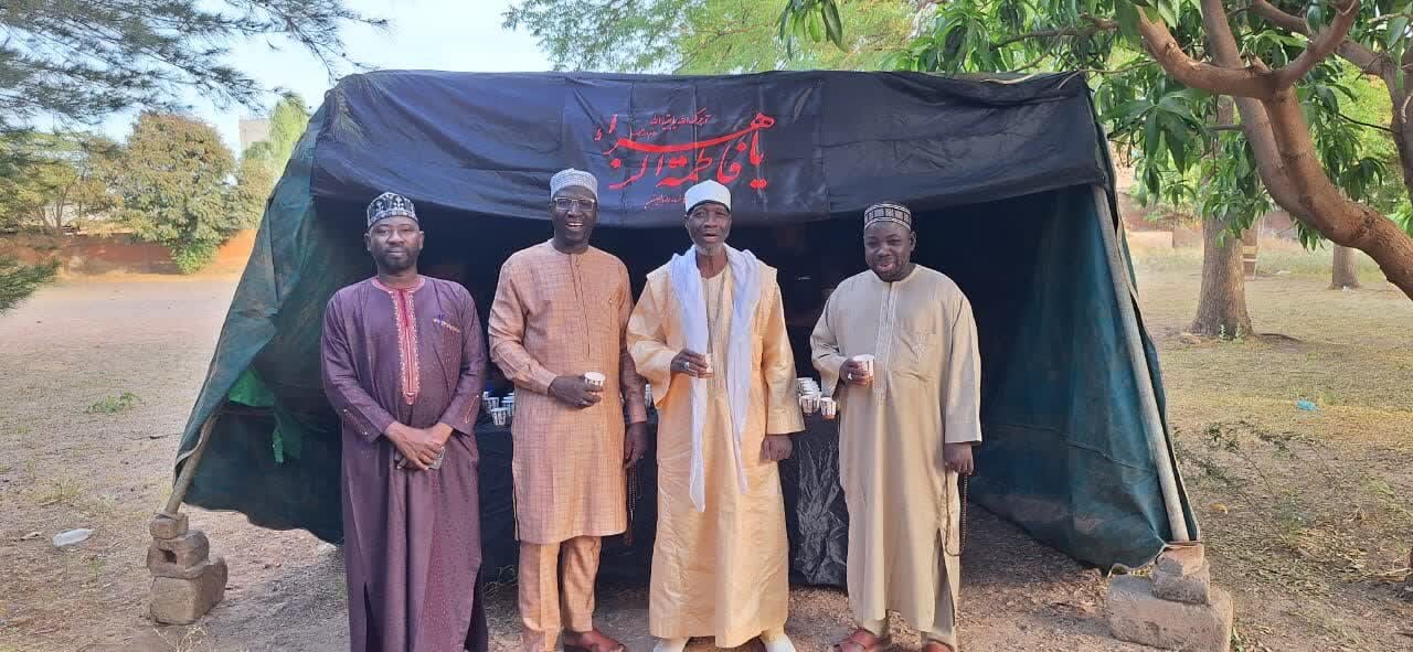 برپایی موکب عزاداری حضرت فاطمه زهراء(س) در بورکینافاسو + عکس