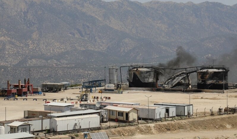 Irak Gaz Sahasına Direniş Saldırısı: Üretim Yüzde 75 Düştü