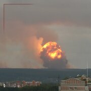 Pagsabog ng Isang Base ng Misayl sa Rusya