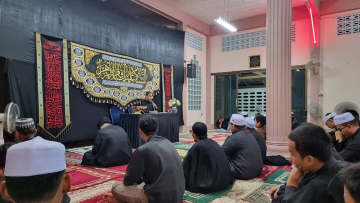 تقرير مصور/ مجلس عزاء شهادة السيدة "فاطمة الزهراء" (ع) في تايلاند