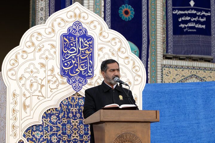 Photos: Praying for rain in Imam Reza holy shrine