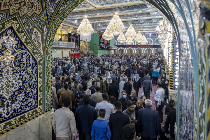 Informe fotográfico | Conmemoración de la Noche del Viernes en el Santuario Sagrado de Hazrat Abbas (la paz sea con él)
