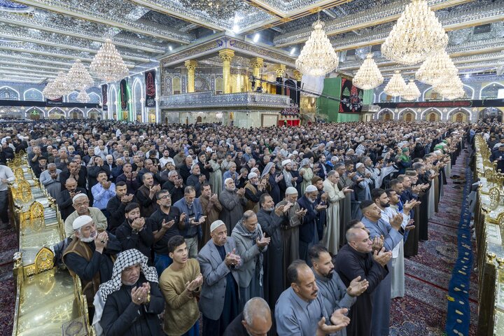 Informe fotográfico | Conmemoración de la Noche del Viernes en el Santuario Sagrado de Hazrat Abbas (la paz sea con él)