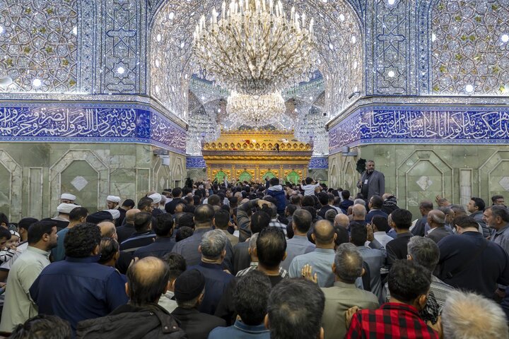 Informe fotográfico | Conmemoración de la Noche del Viernes en el Santuario Sagrado de Hazrat Abbas (la paz sea con él)