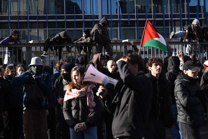 Informe fotográfico | Las protestas pro-Palestina paralizan Italia y alteran vuelos y servicios ferroviarios