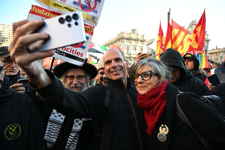 Informe fotográfico | Las protestas pro-Palestina paralizan Italia y alteran vuelos y servicios ferroviarios