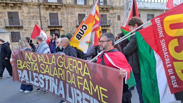 Informe fotográfico | Las protestas pro-Palestina paralizan Italia y alteran vuelos y servicios ferroviarios