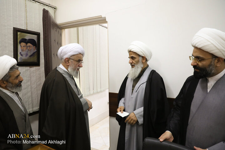 دیدار اعضای برگزاری همایش ملی بزرگداشت آیت‌الله یزدی با آیت‌الله رمضانی