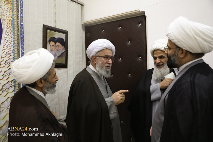 دیدار اعضای برگزاری همایش ملی بزرگداشت آیت‌الله یزدی با آیت‌الله رمضانی