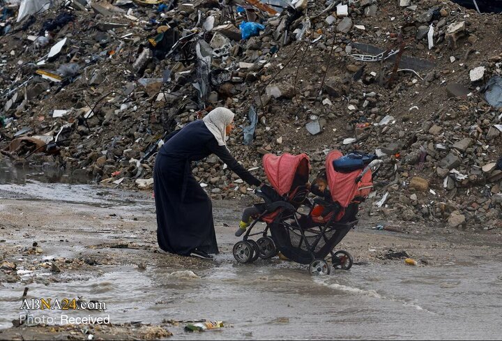 Foto / Gazze'nin Kış Yağmurları, İki Yıllık Savaş Sonrası Filistinlilerin Yeni Felaketi