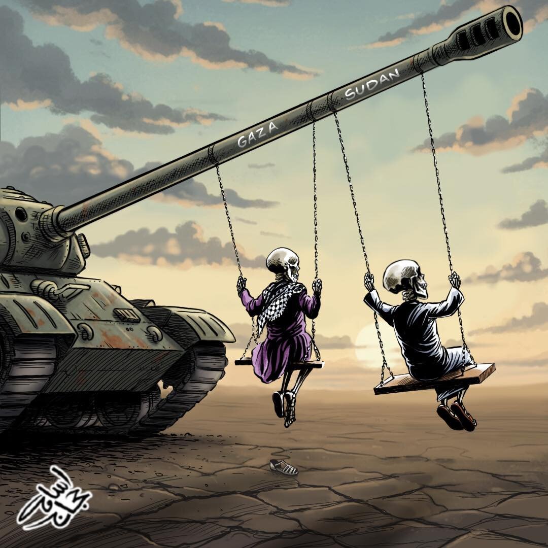 Cartoon: Sudan & Gaza