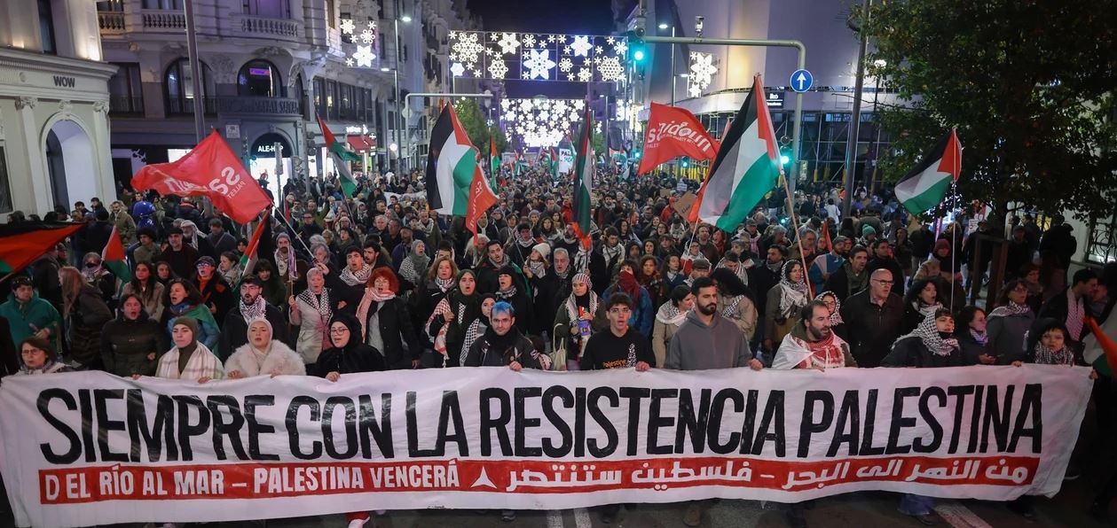 Miles de personas en España y Europa exigen romper relaciones con Israel: «El genocidio continúa»