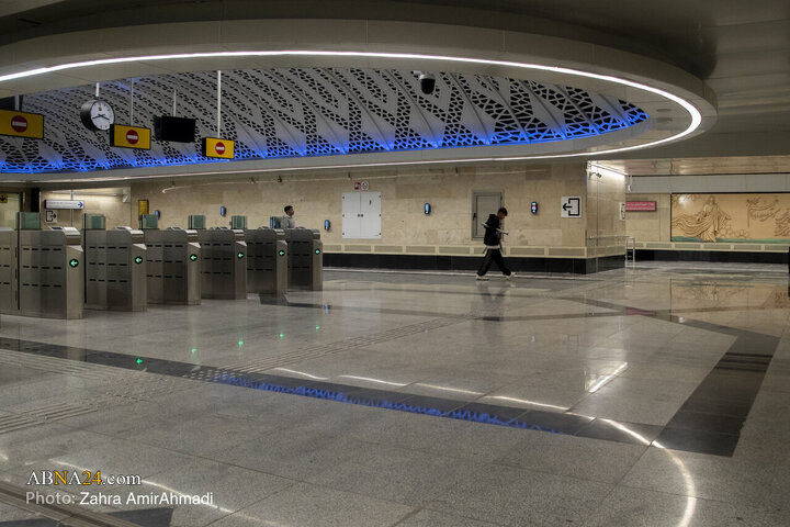 آیین بهره برداری از ایستگاه مترو مریم مقدس (س)