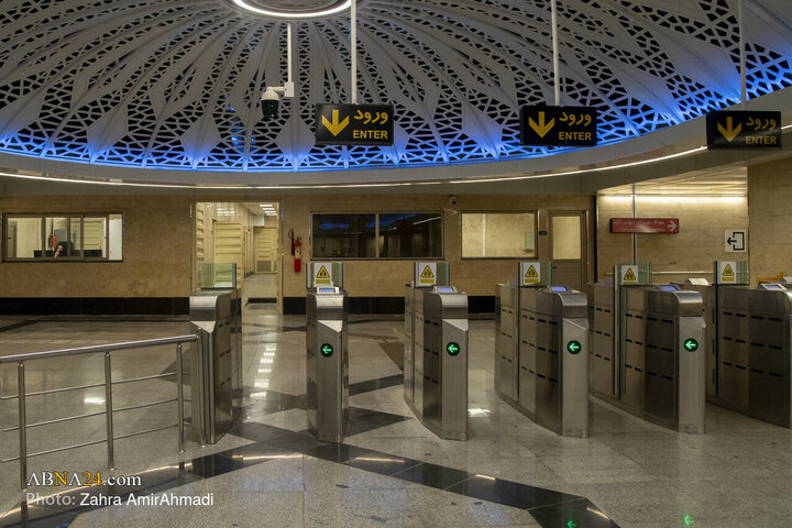 آیین بهره برداری از ایستگاه مترو مریم مقدس (س)