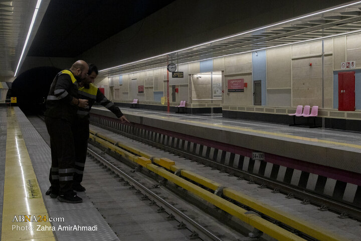 آیین بهره برداری از ایستگاه مترو مریم مقدس (س)