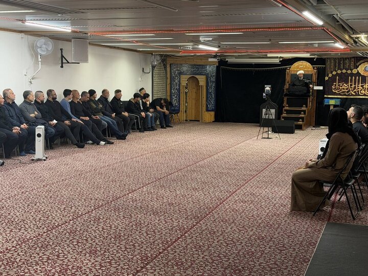 تقرير مصور/ مركز الإمام الرضا (ع) يقيم مجلس عزاء استشهاد السيدة "فاطمة الزهراء" (ع) في العاصمة النرويجية