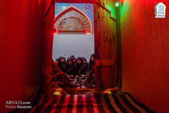 دسته‌ عزای نوجوانان در حرم کاظمین شهادت حضرت فاطمه زهرا