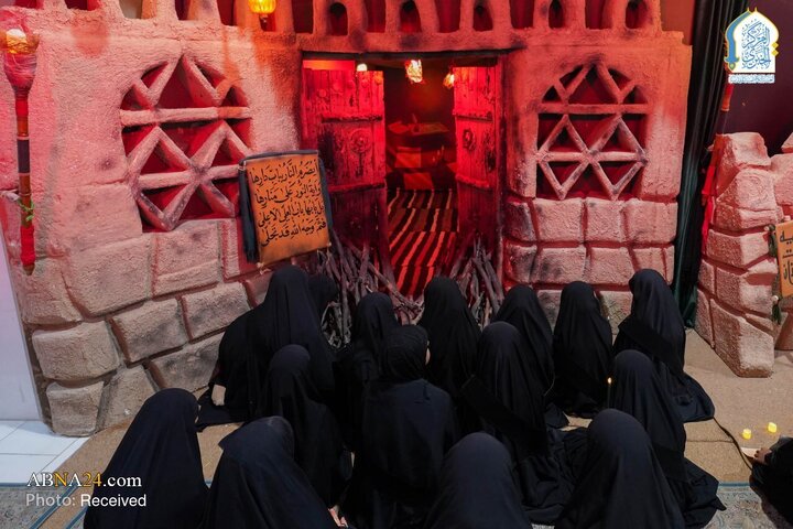 دسته‌ عزای نوجوانان در حرم کاظمین شهادت حضرت فاطمه زهرا