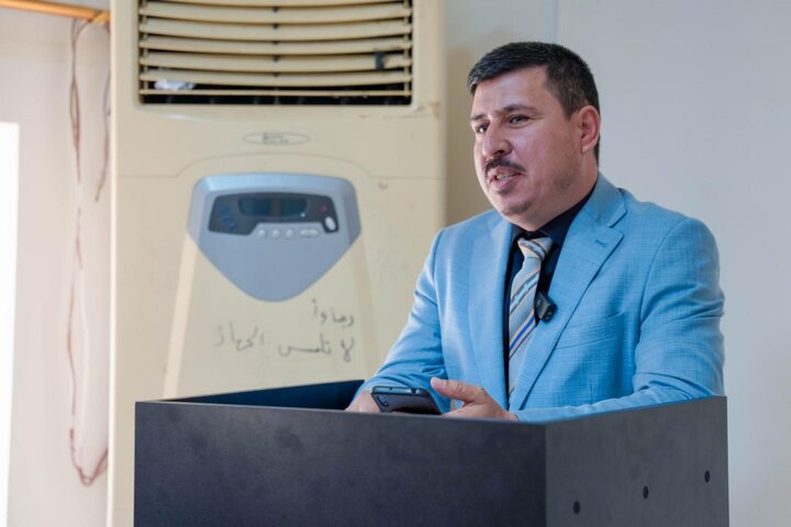 تقرير مصور/ إقامة ندوة قرآنية في جامعة تكريت