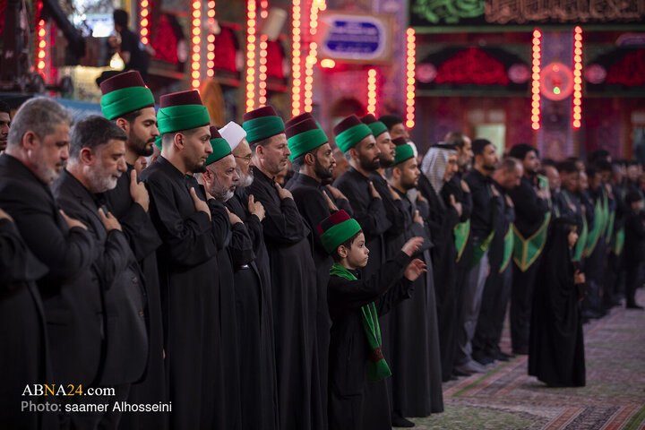 ဟဇရသ် အဘာစ် (အ.စ) ၏ ရောင်ဇာတော် တွင် သခင်မကြီး ဖွာတွေမဟ် (စ.အ) ၏ အတွက် အဇါဒါရီ ပြုလုပ် ။ ။ Photos