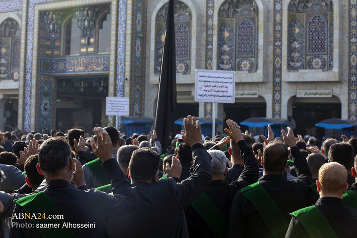 ဟဇရသ် အဘာစ် (အ.စ) ၏ ရောင်ဇာတော် တွင် သခင်မကြီး ဖွာတွေမဟ် (စ.အ) ၏ အတွက် အဇါဒါရီ ပြုလုပ် ။ ။ Photos