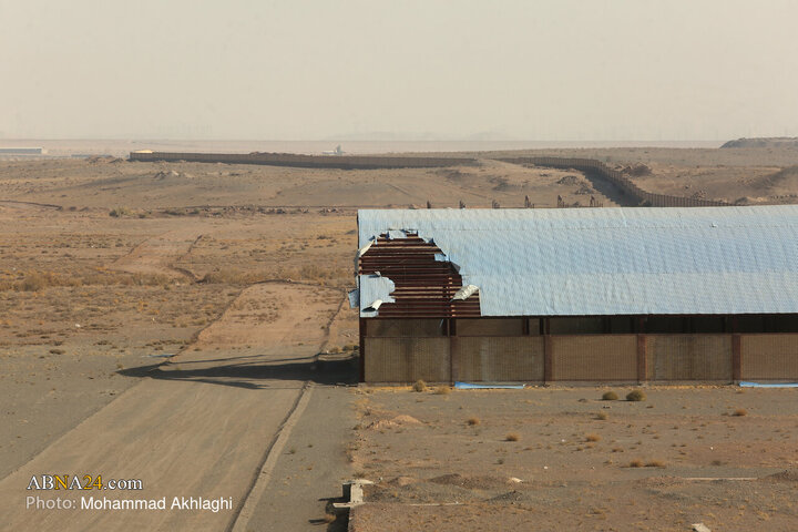 بازدید خبرنگاران از پروژه در حال ساخت فرودگاه بین المللی قم