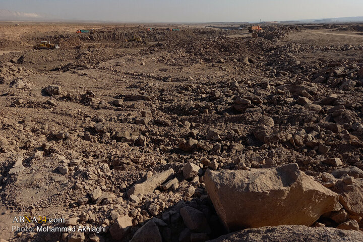 بازدید خبرنگاران از پروژه در حال ساخت فرودگاه بین المللی قم